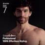 Young shirtless man with beard after using the Braun all in one trimmer kit Series 7 Young shirtless man with beard after using the Braun all in one trimmer kit Series 7