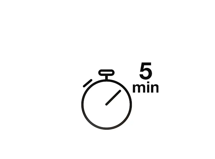 5 min quick charge 5 min quick charge