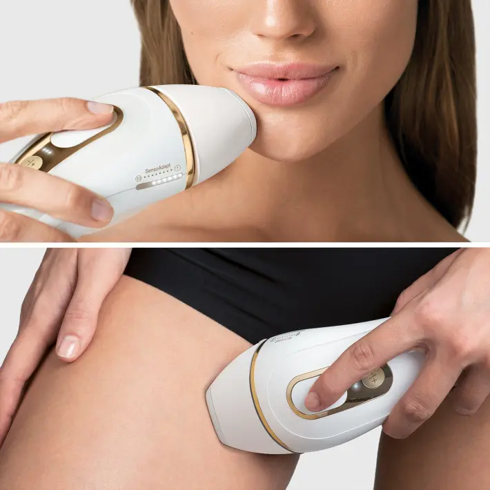 Braun IPL Silk-Expert Pro 5 Visible Hair Removal With Pouch 1 Wide & 2  Precision