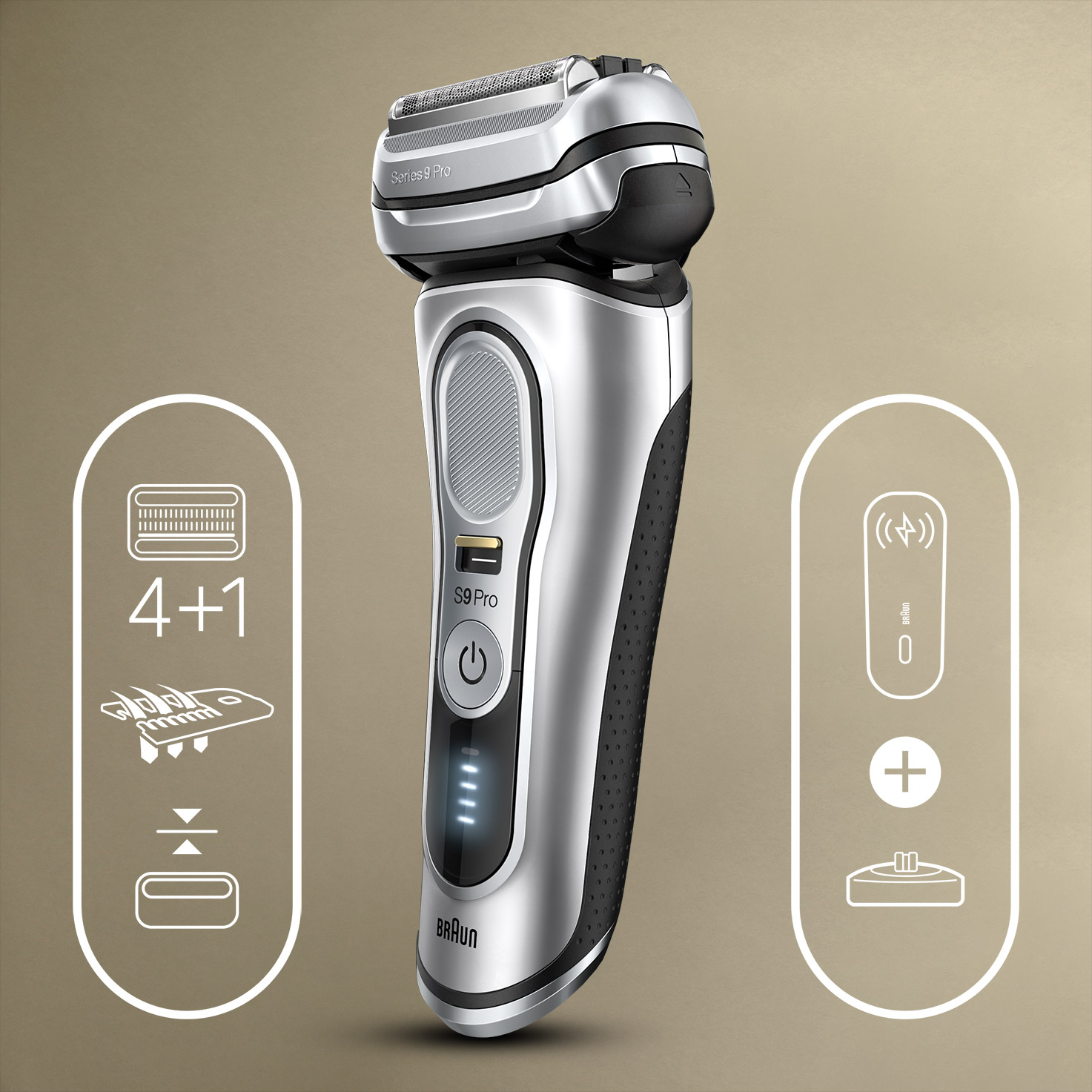 Series 9 Pro 9427s Wet & Dry shaver with PowerCase and charging 