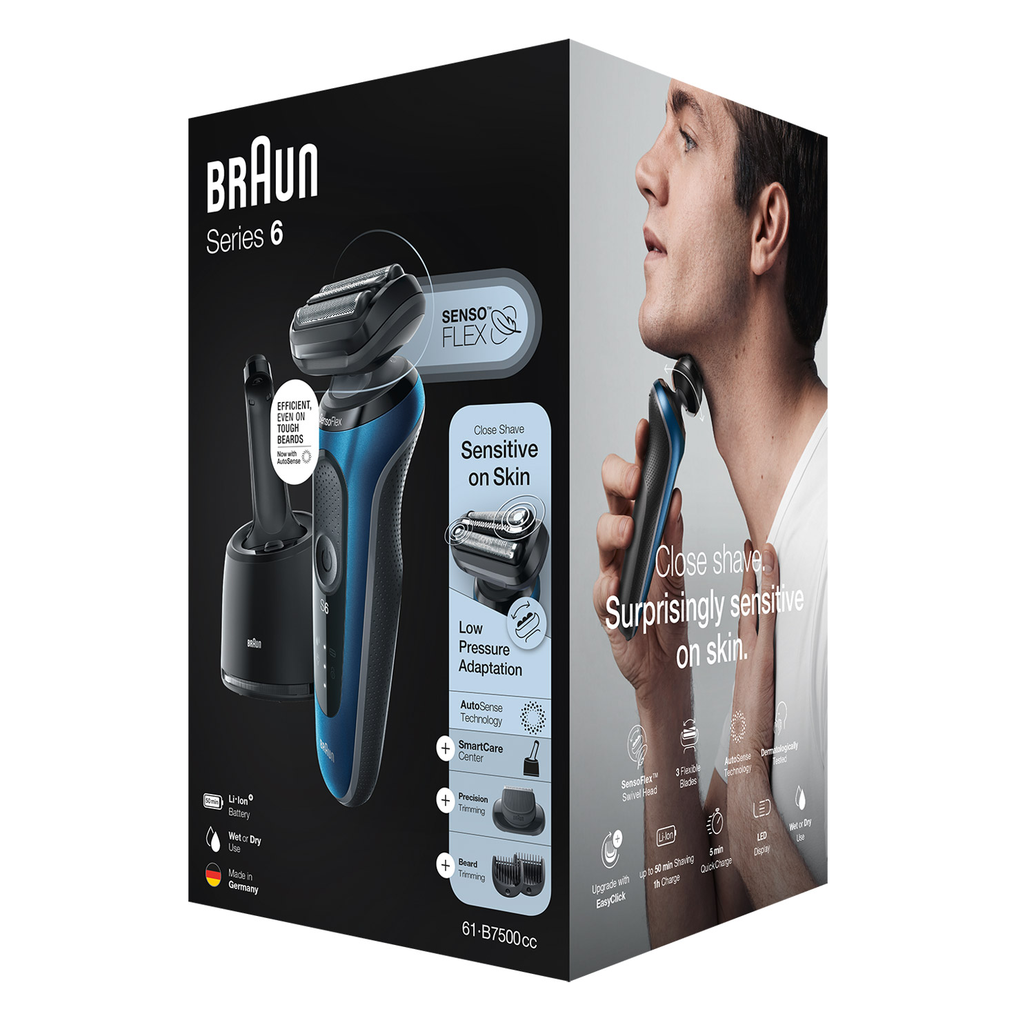 for & Men, Skin Braun Shaver Dry Series Sensitive 6 for | Wet SG
