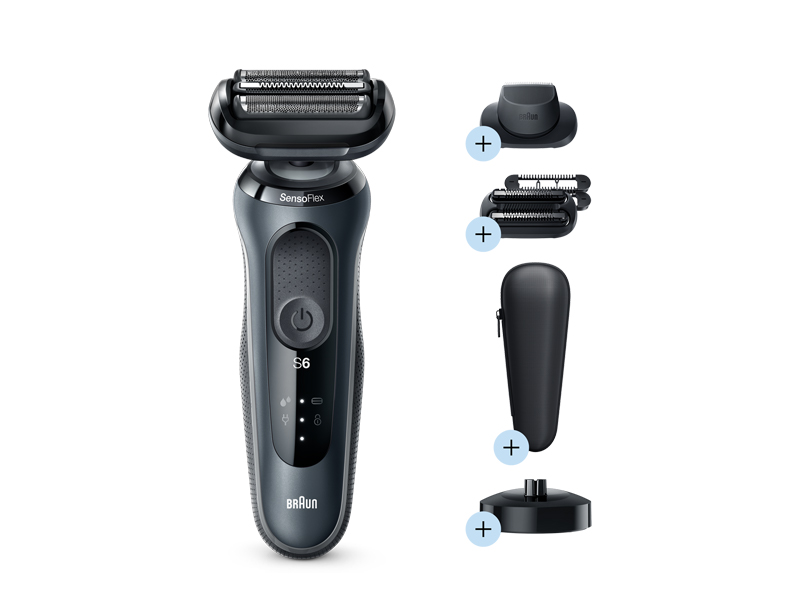 Series 6 61-N4820cs Wet & Dry shaver with charging stand and 2