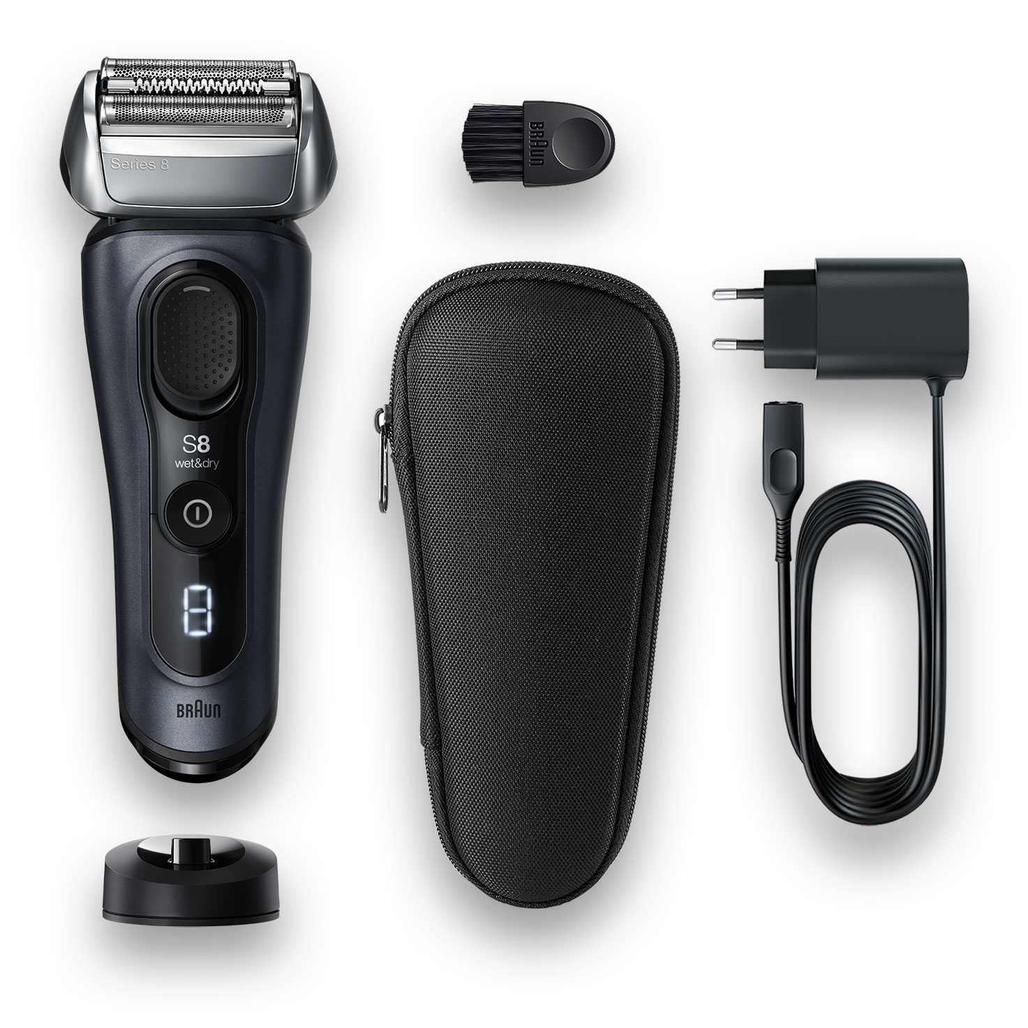 Series 8 8463cc Wet & Dry shaver with 5-in-1 SmartCare center and