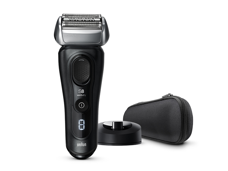 Series 8 8410s Wet & Dry shaver with charging stand and travel