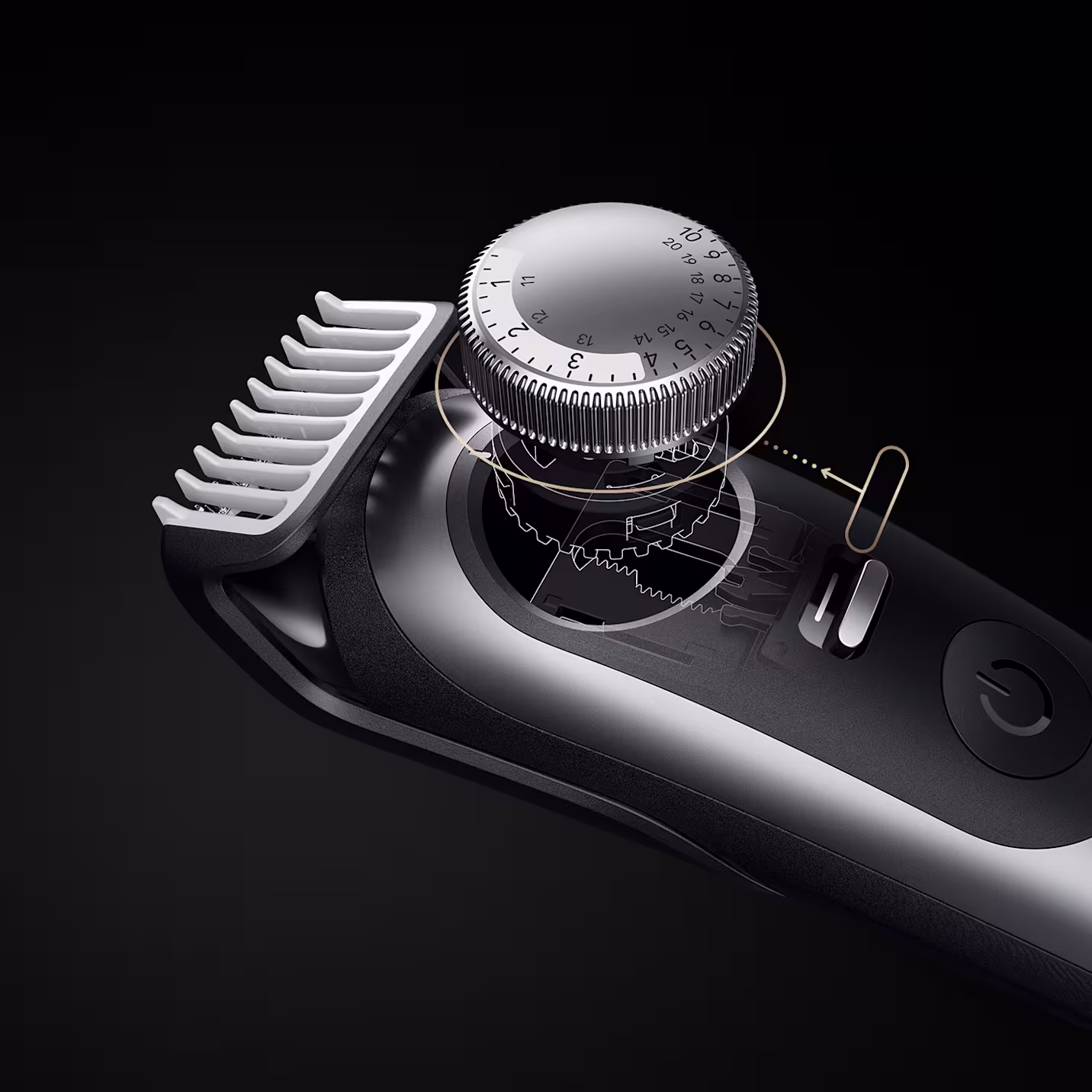 מעצב זקן ושיער Beard Trimmer Series 9 BT9520 מבית Braun