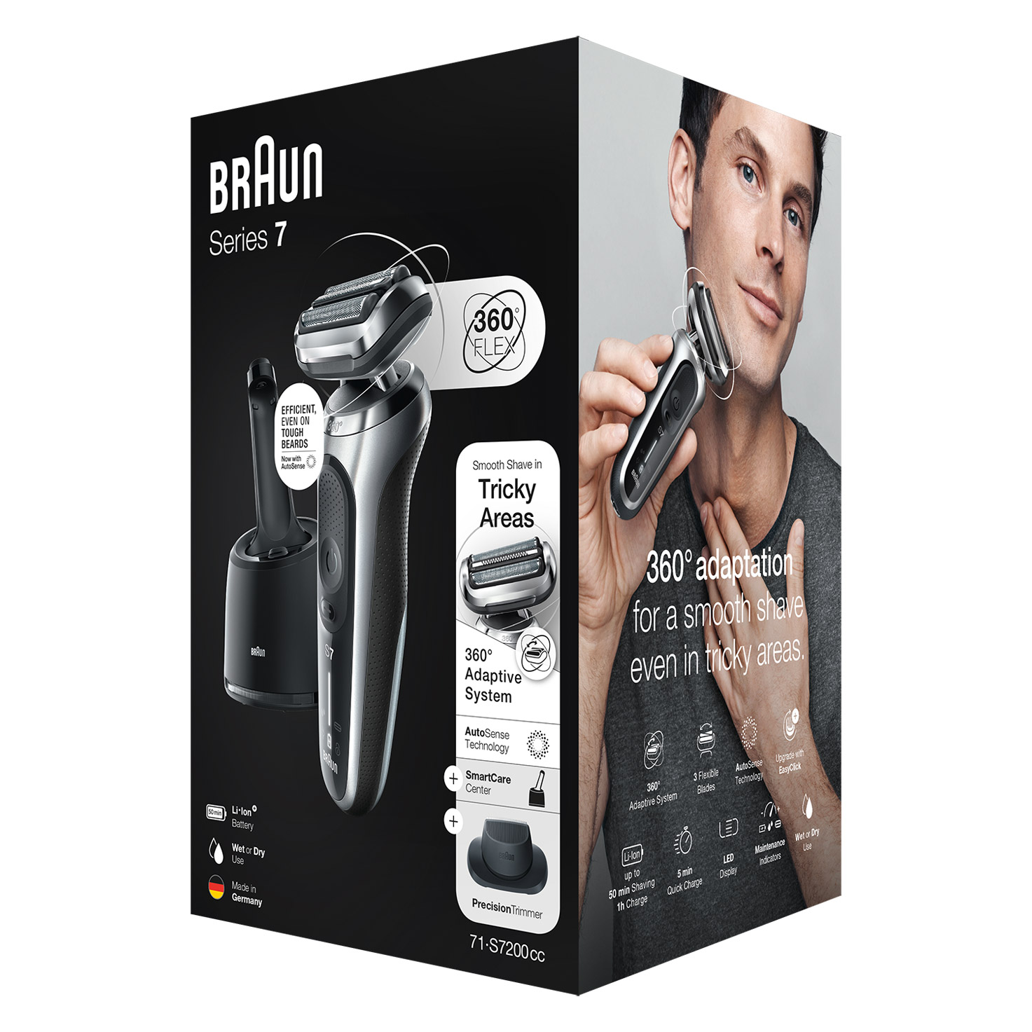 新品未開封 Braun Series 7 シリーズ7 71-S7500cc 新品未開封 ブラウン（BRAUN）電気シェーバー シリーズ7 3枚刃
