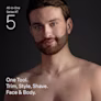 One Tool. Trim, Style, Shave. Face & Body.