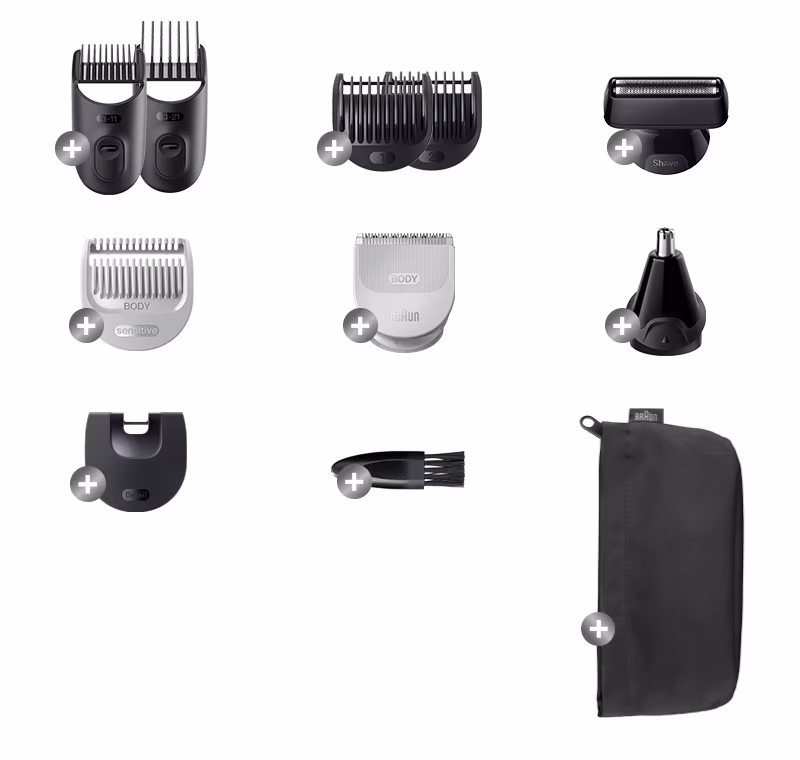 11in1 Kit for head-to-toe grooming