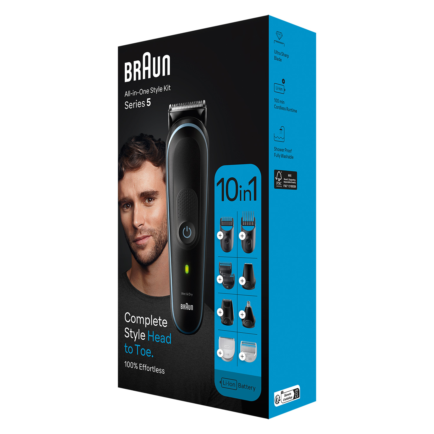 MGK 5445 : Braun's all in one male body grooming kit | Braun SG