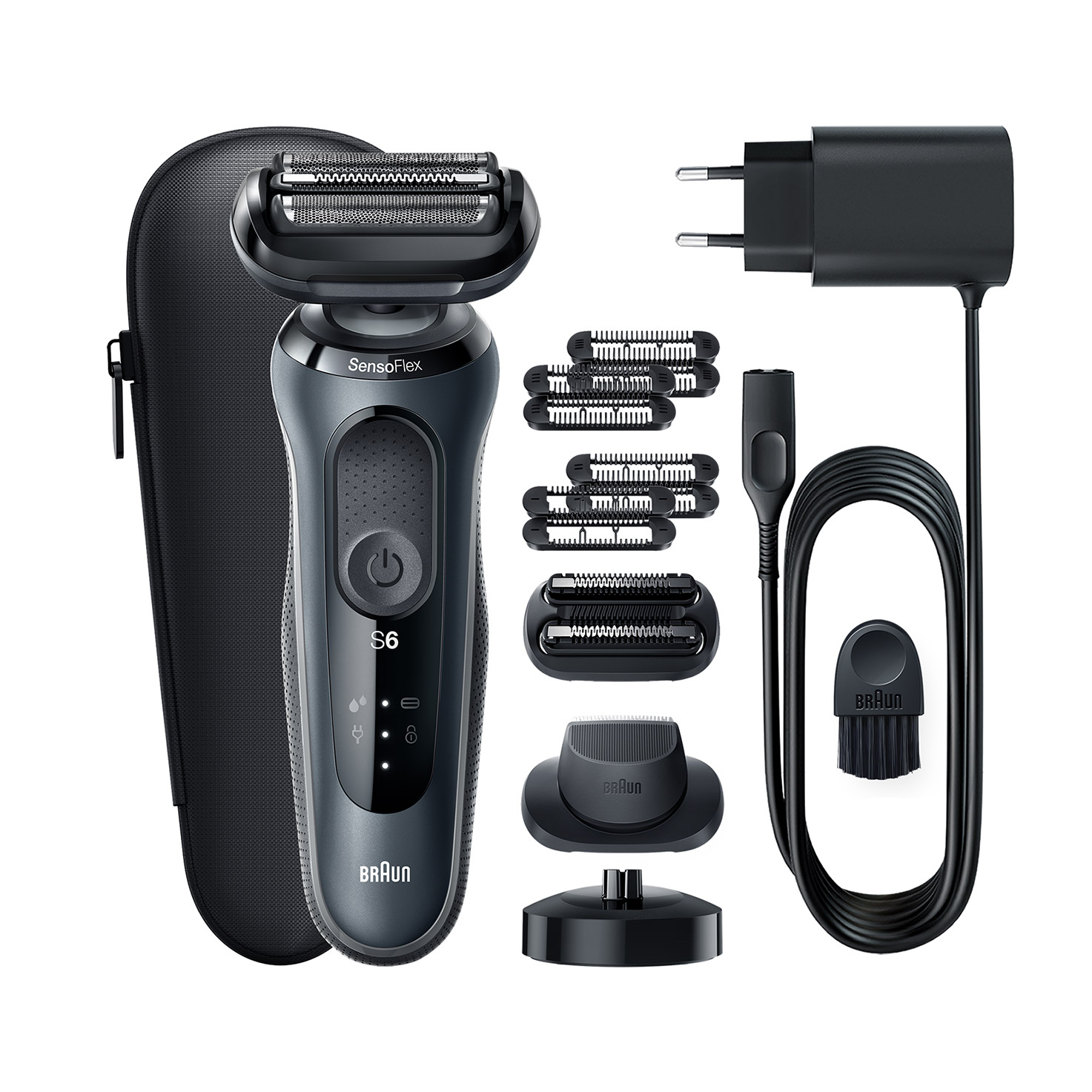 Series 6 61-N4820cs Wet & Dry shaver with charging stand and 2