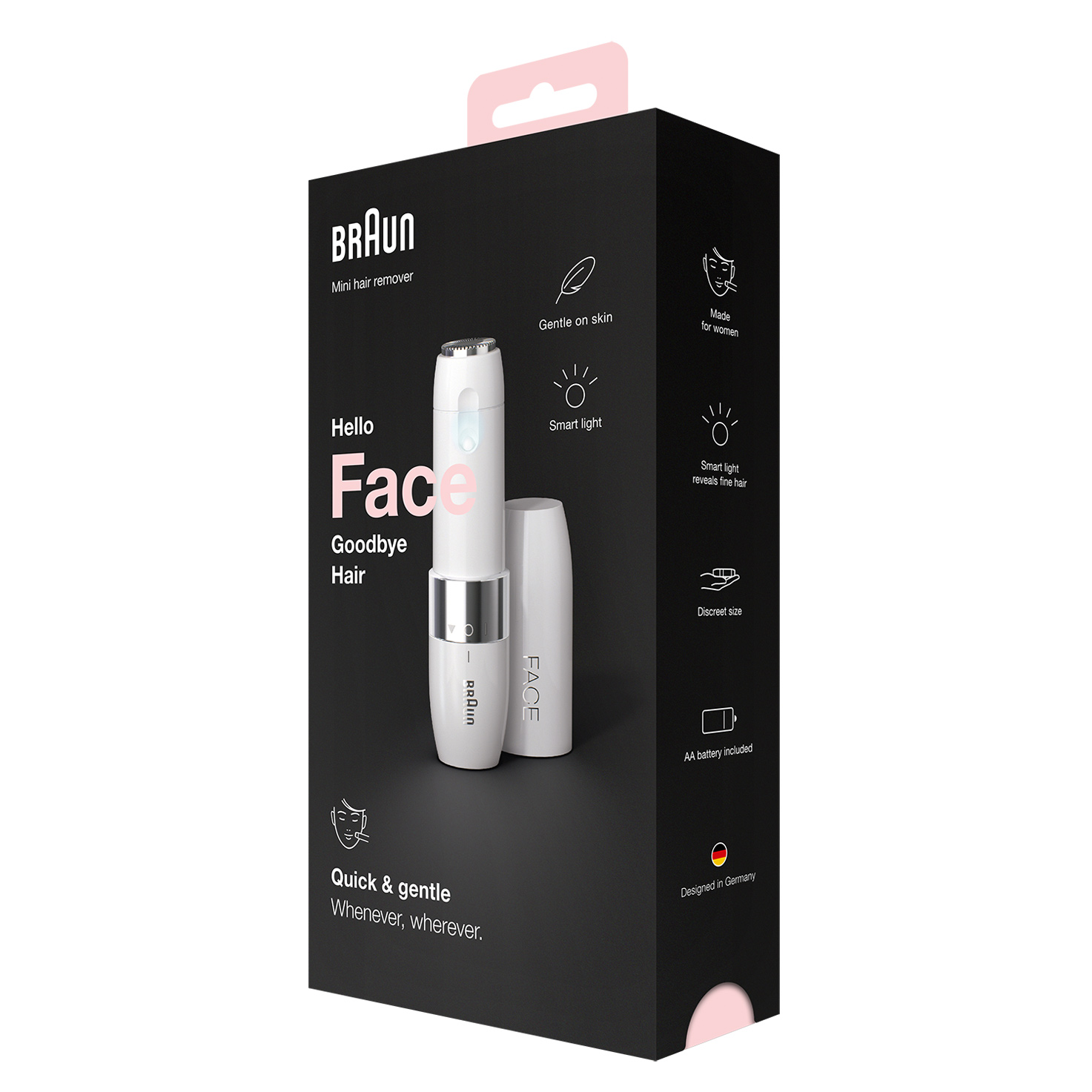 braun mini face shaver