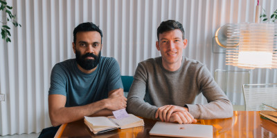 A picture of Hayden and Amit, co-founders of Bulb