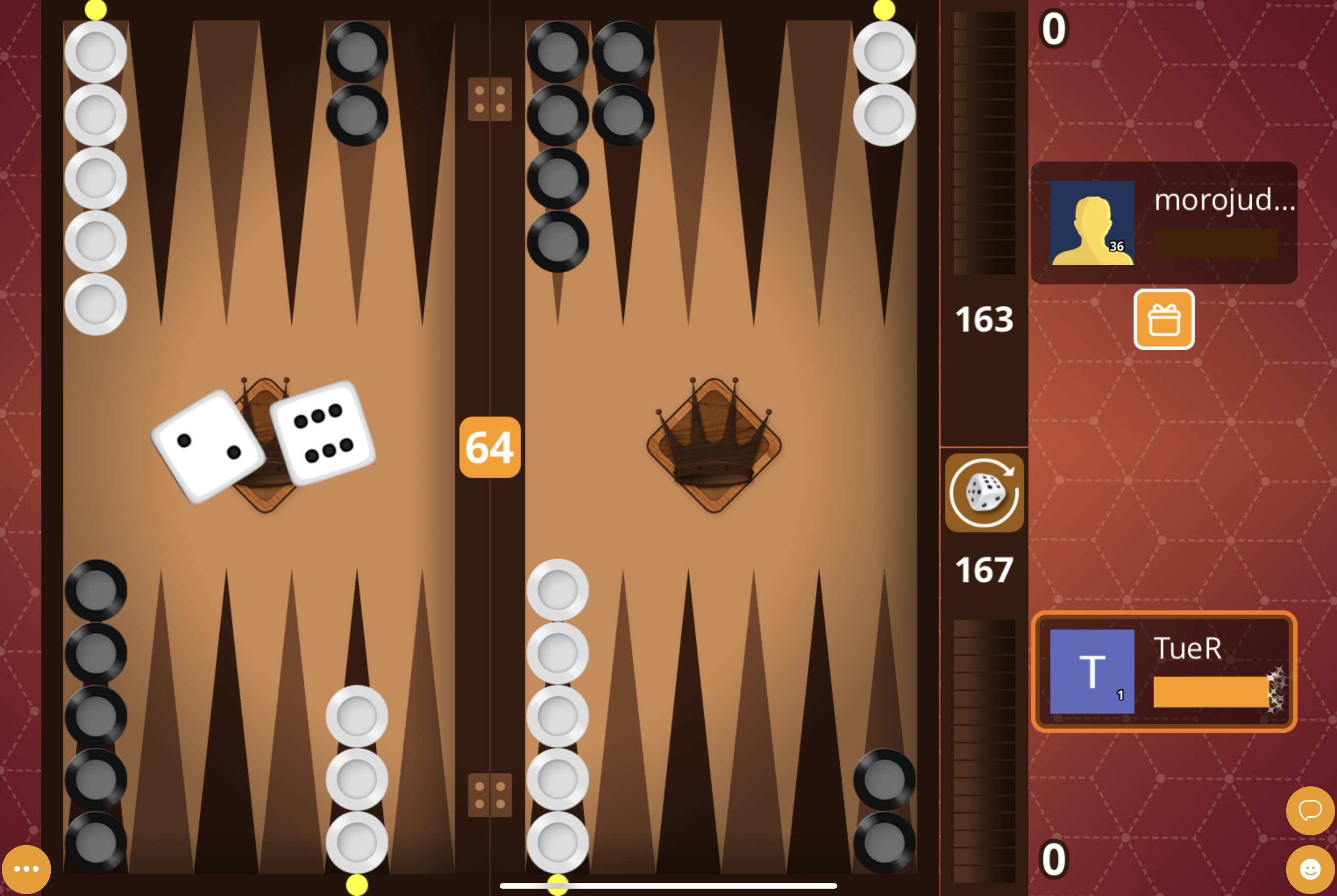 how to play backgammon online with friend