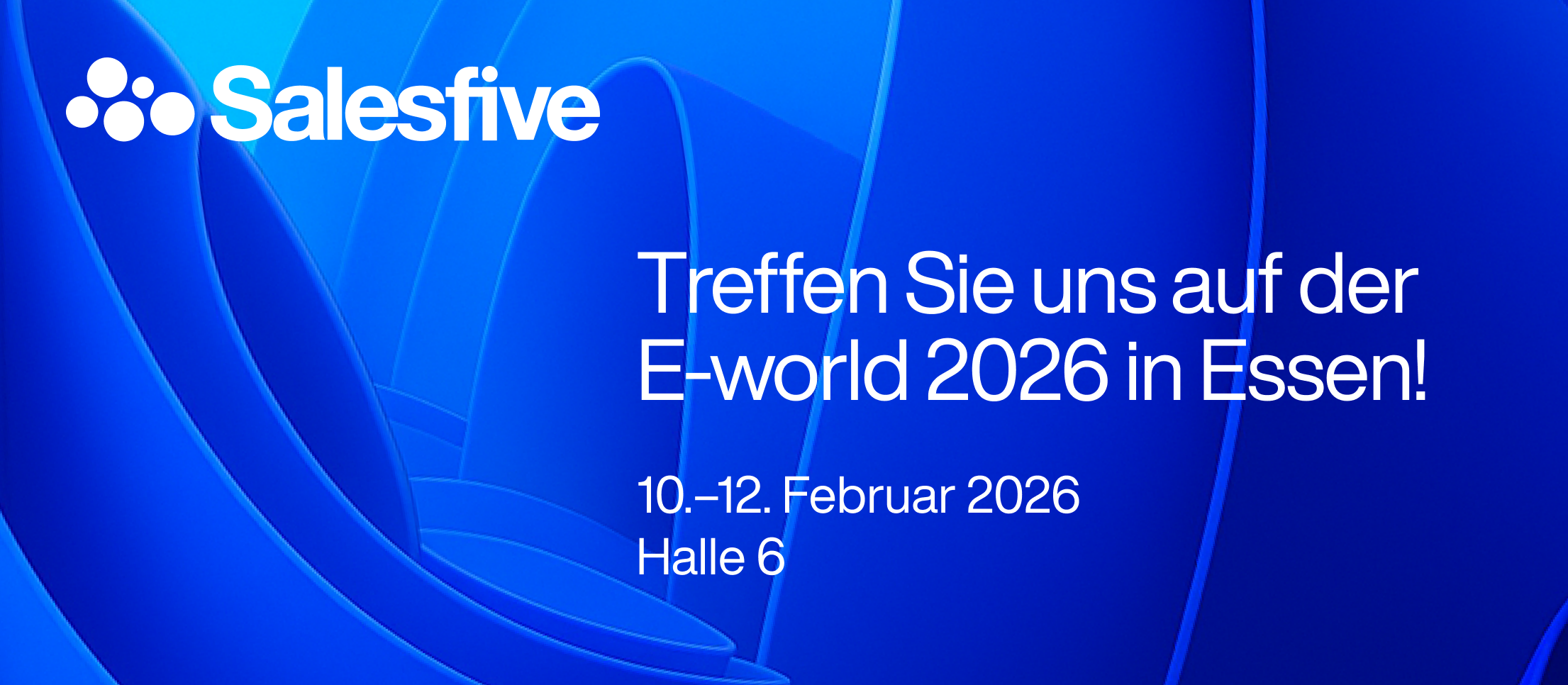 Salesfive auf der E-world 2026 in Essen