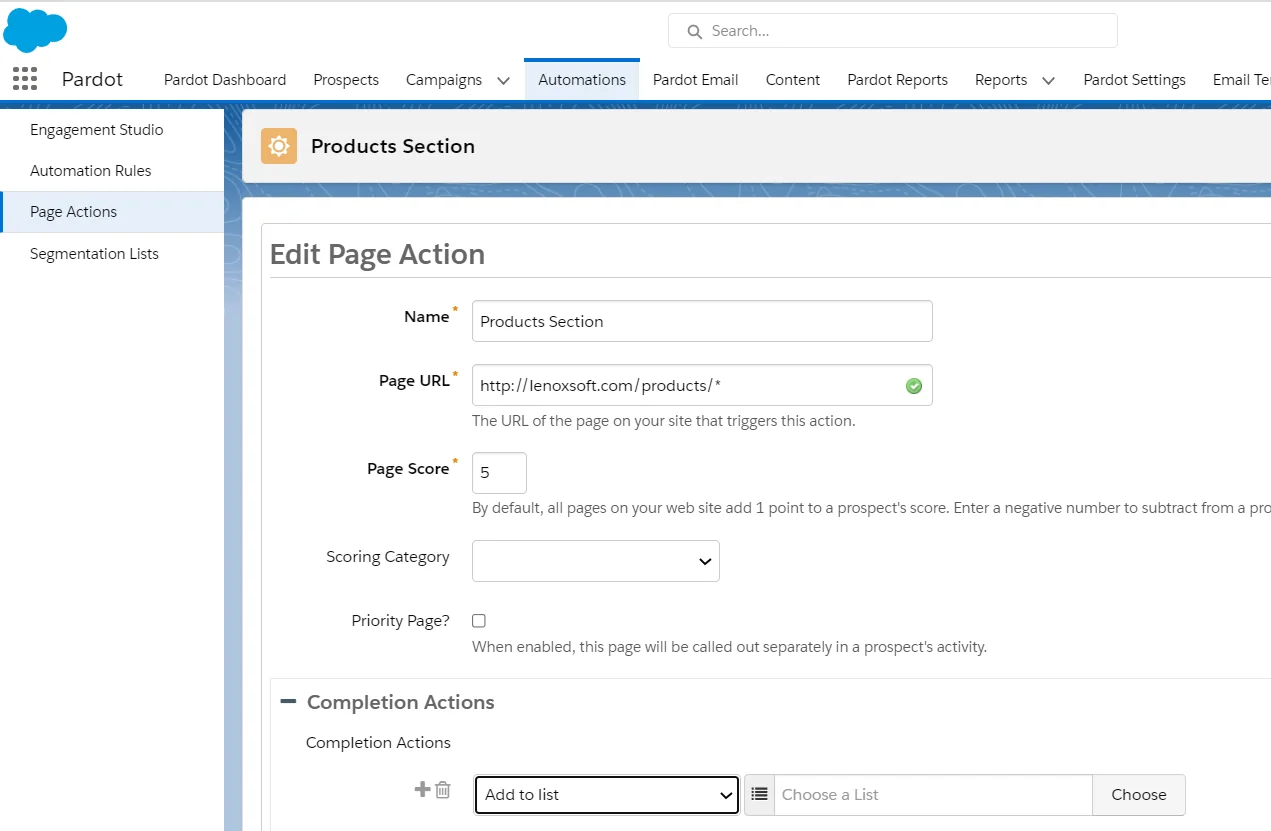 Pardot LeadScoring&LeadGrading bild8