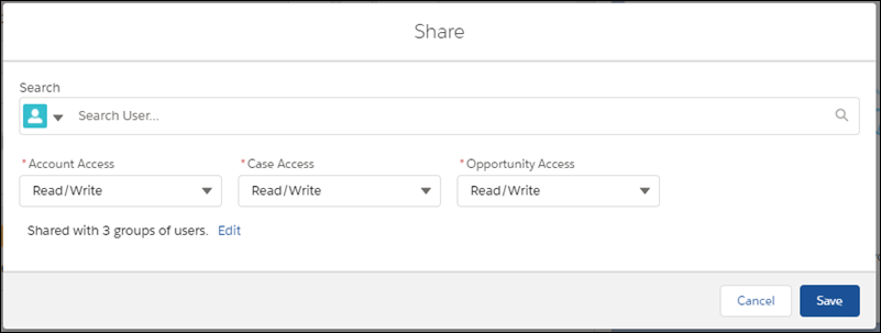 Manage and share records