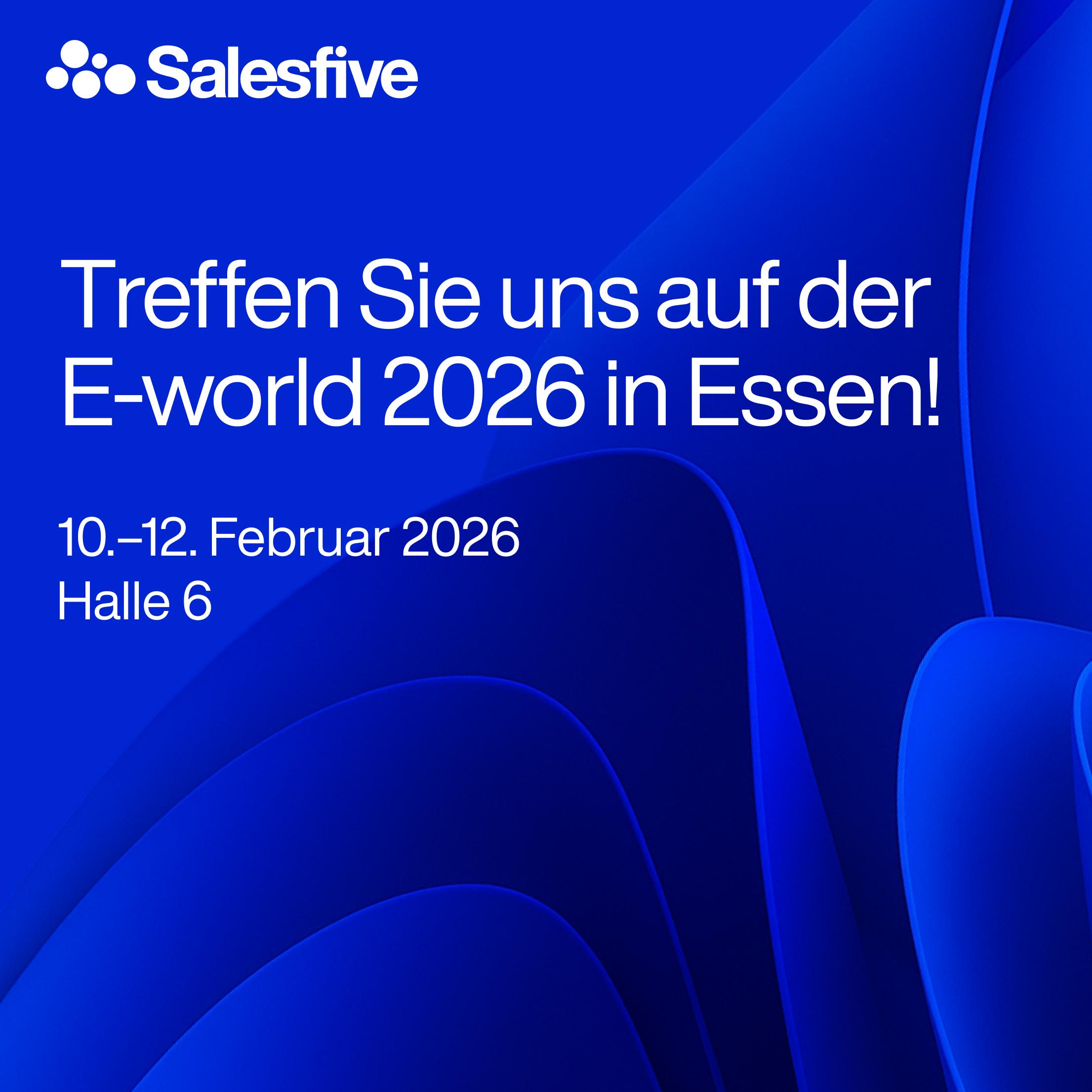 Salesfive auf der E-world 2026 in Essen