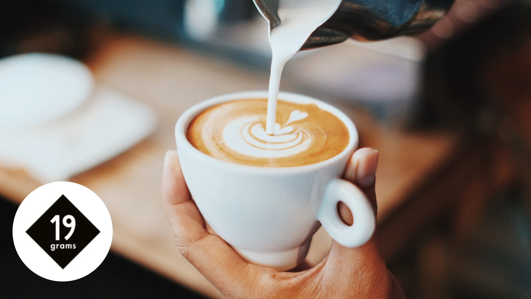 Zubereitung von einem Cappuccino 