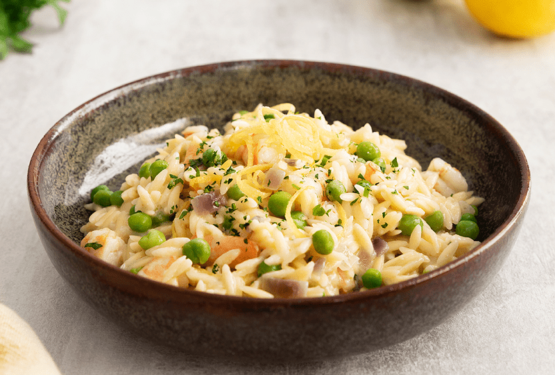 BARILLA RISONI WITH LEMON AND PRAWNS | Barilla