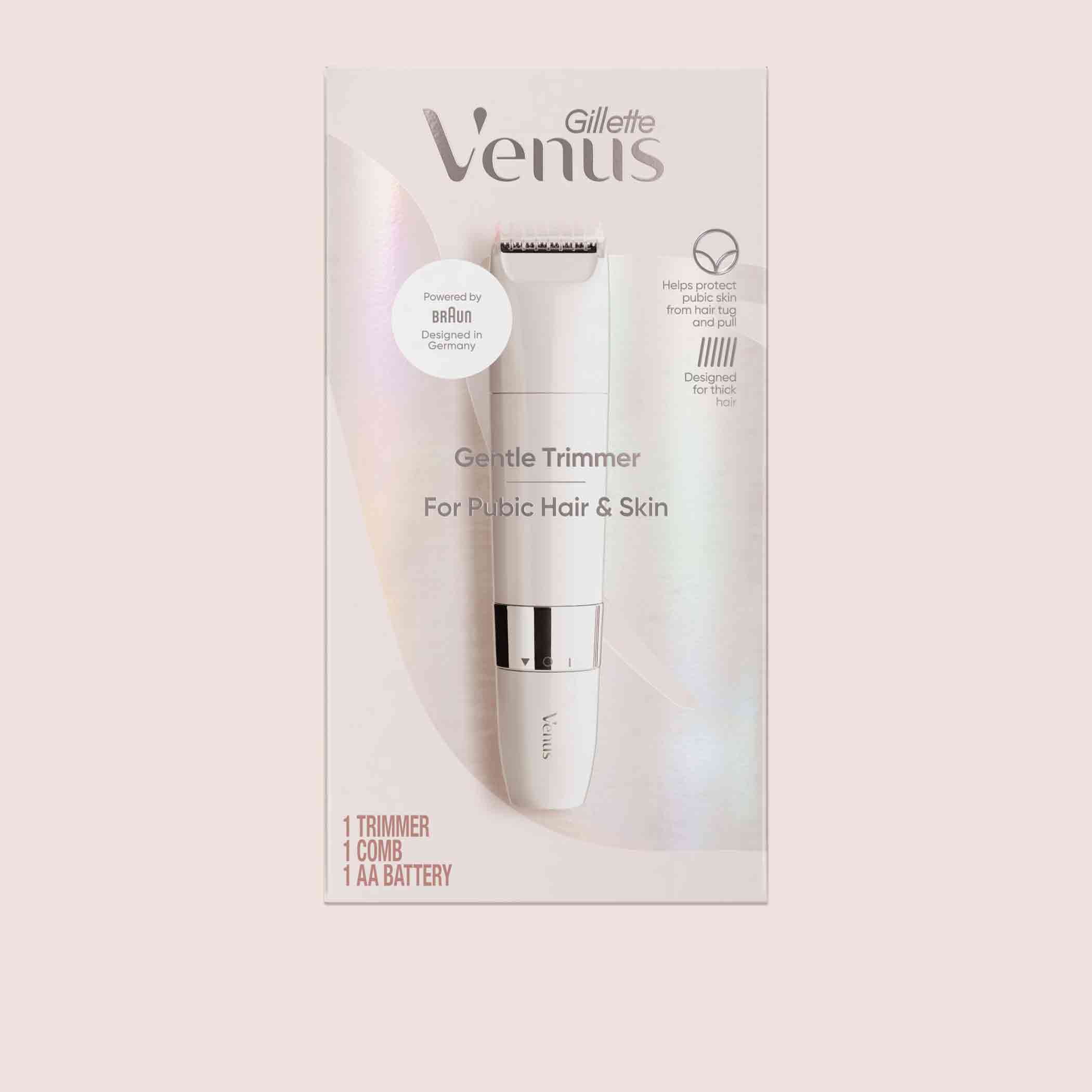 Gillette Venus Gentle Trimmer für den Intimbereich im Paket