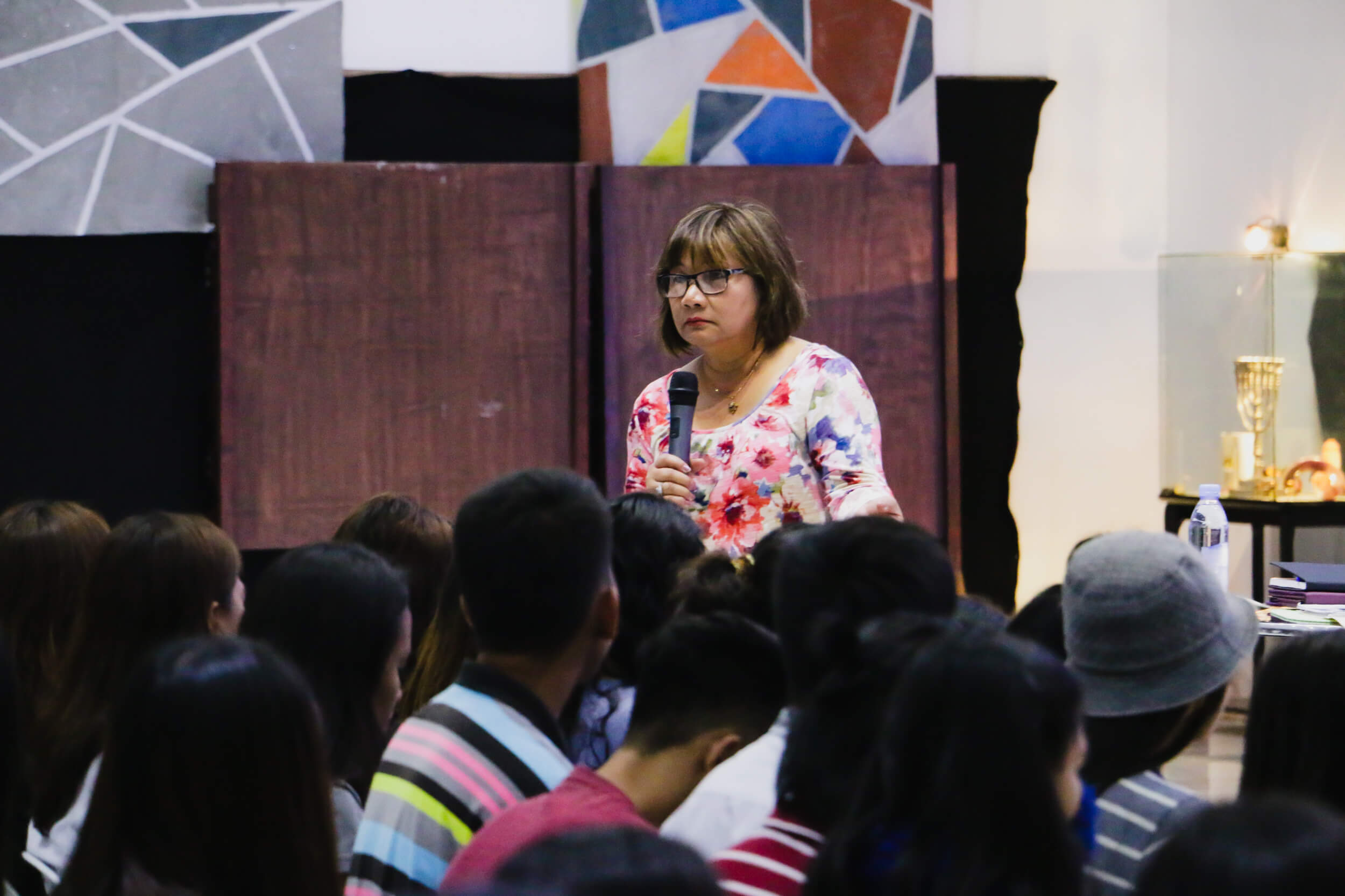 Pastor Cristina Sosso speaking during the 2019 Prophetic Conference in General Santos City, held at Christ Fellowship Church International in the Philippines.