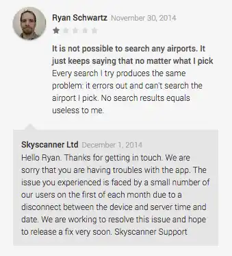 lt="Good review and response