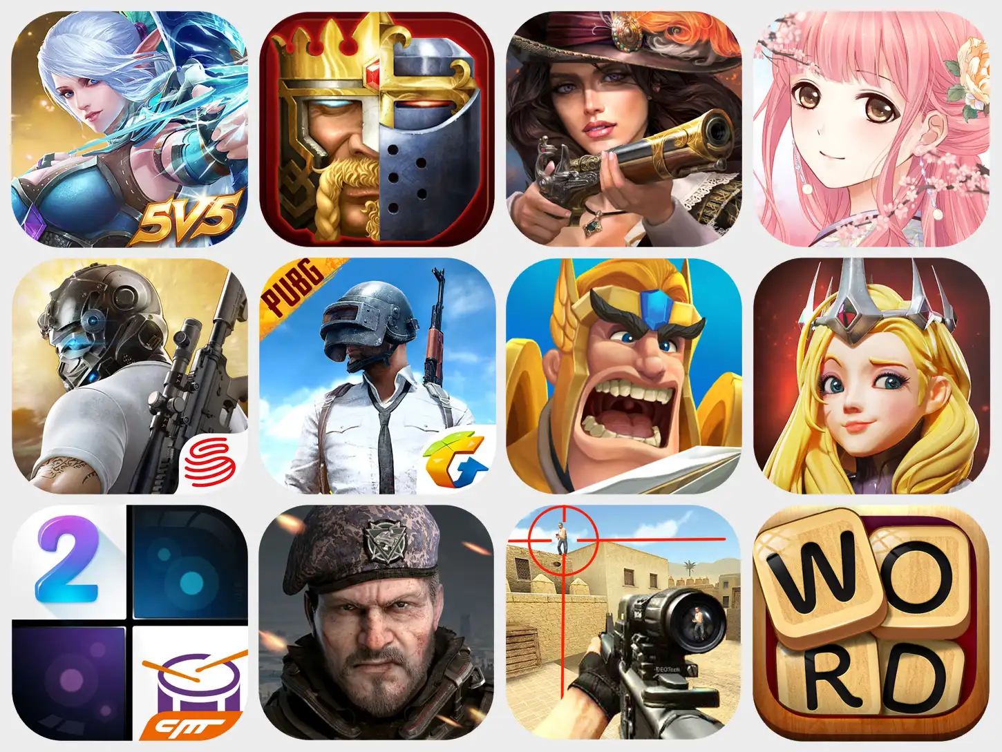 Apr 2018 Chinese Games Abroad Top 30 Rankings