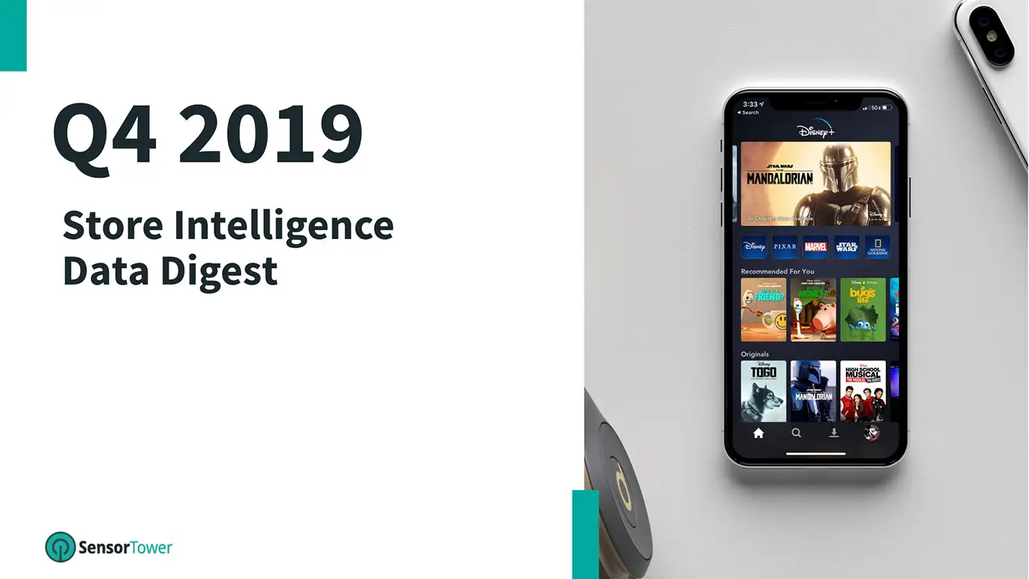 Cover of Sensor Tower's Q4 2019 Data Digest