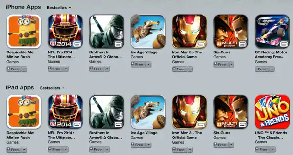 lt="Minimal information on iTunes