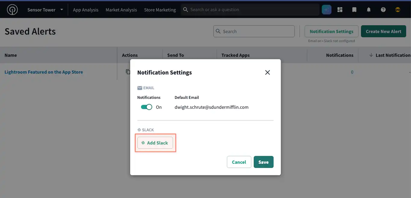 Slack Set-Up Step 3 Slack Set-Up Step 3