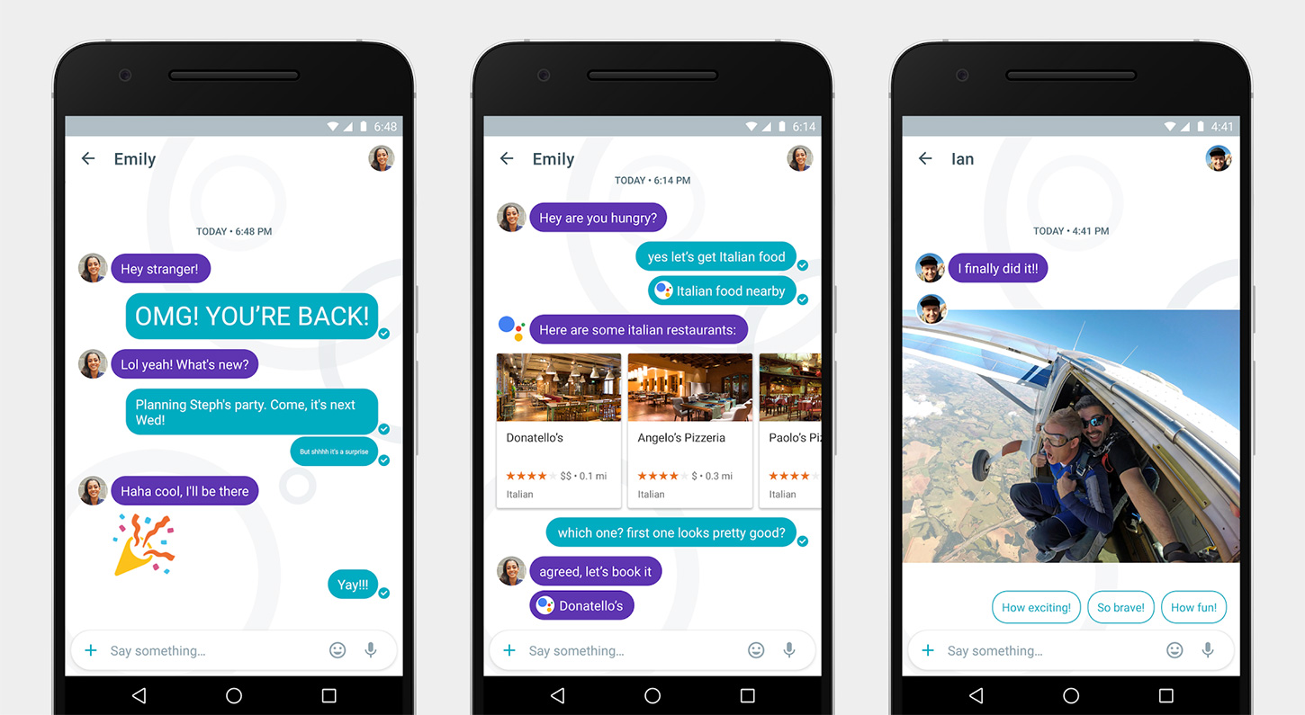 Google Allo for Android Screenshots