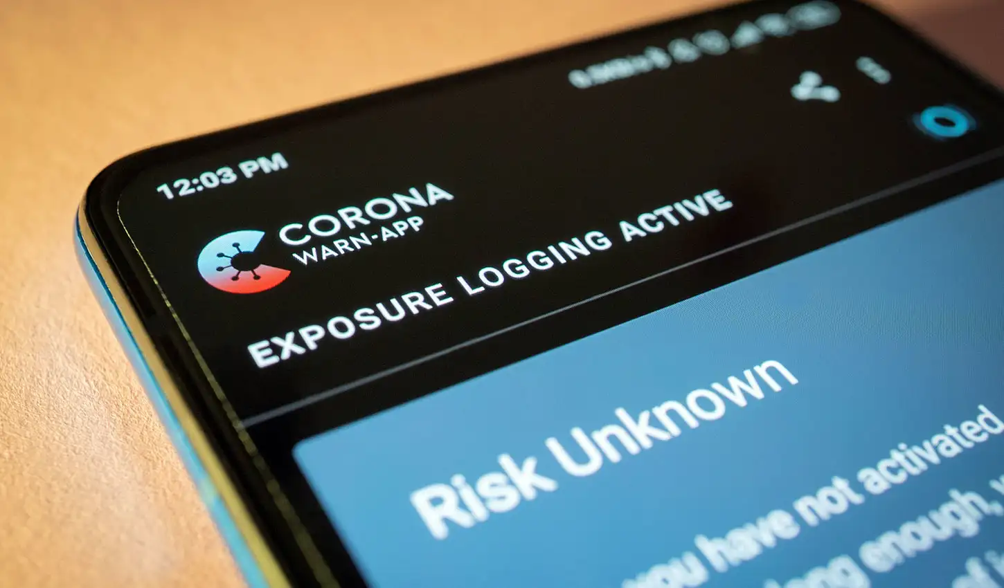 COVID-19 Contact Tracing App Screenshot