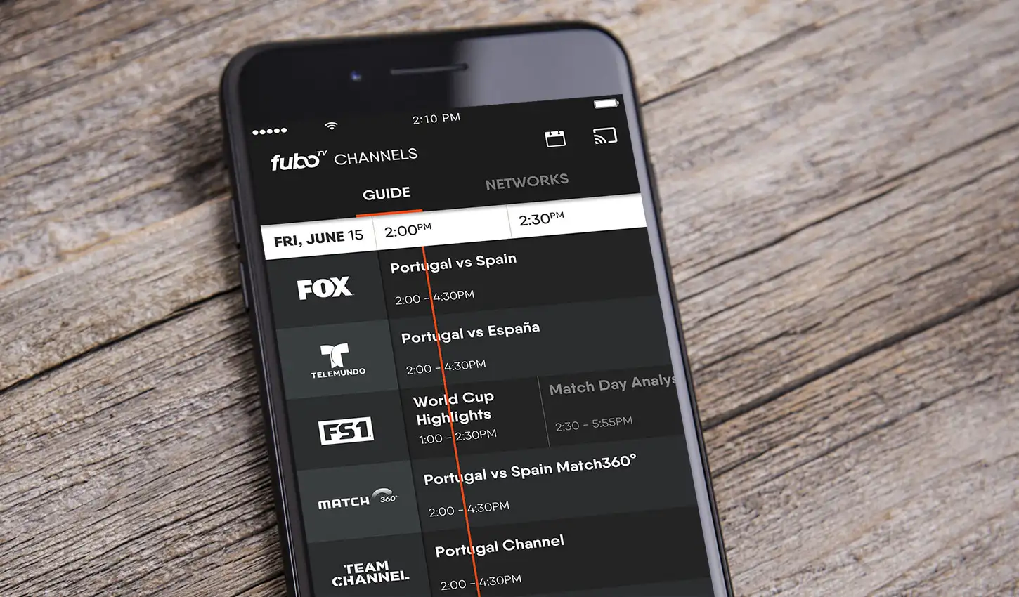 World Cup Streaming Apps Hero Image