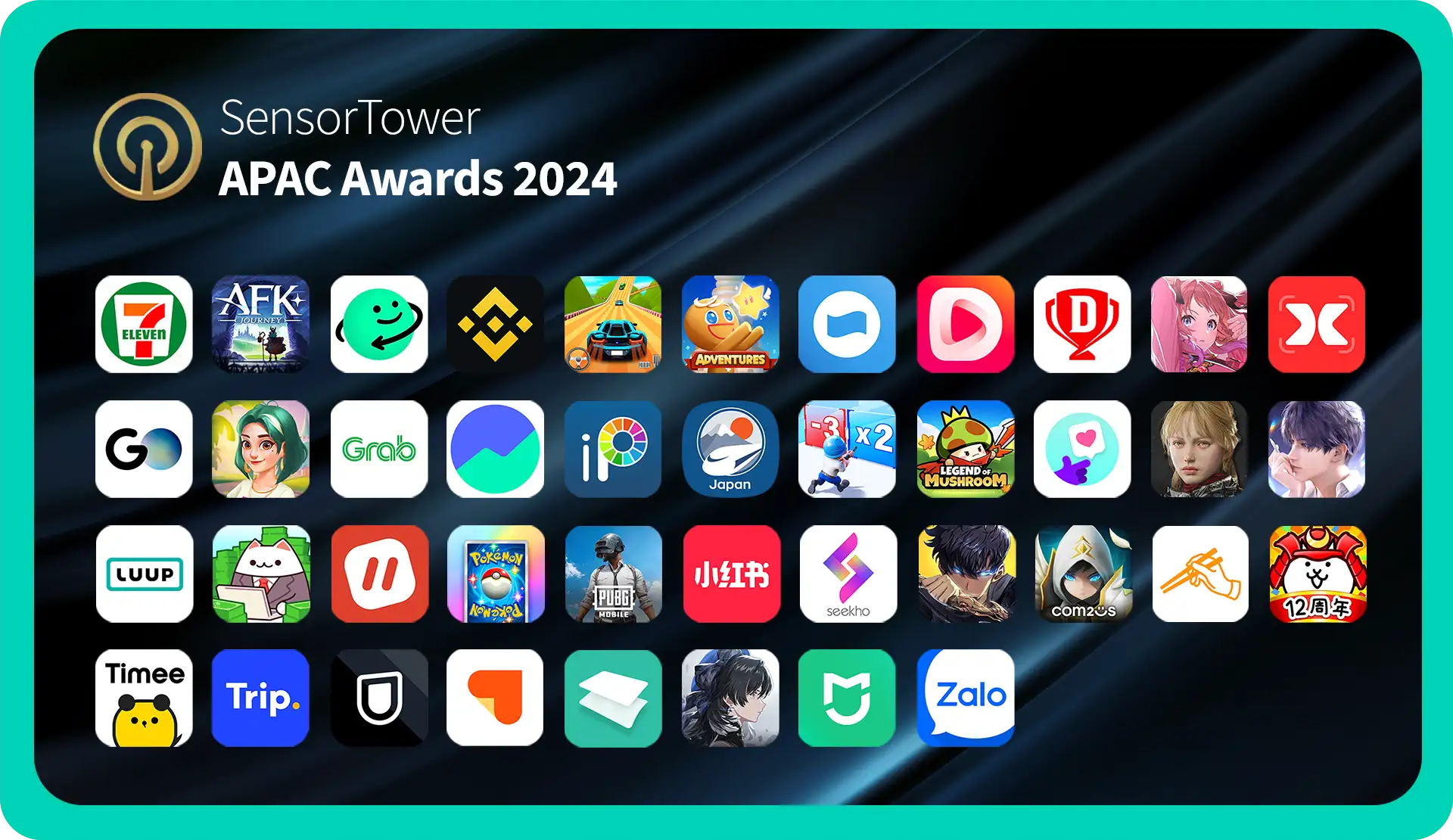 Sensor Tower Apac Awards 2024
