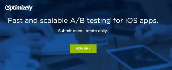 lt="Optimizely split testing tool