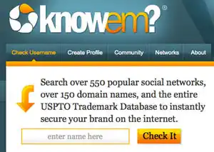 Check social media name availability
