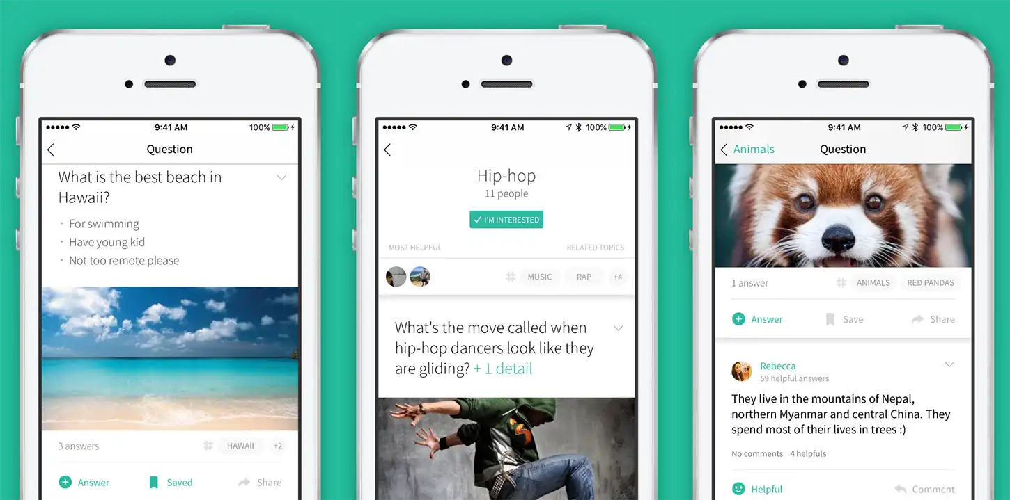 Jelly iOS App Screenshots