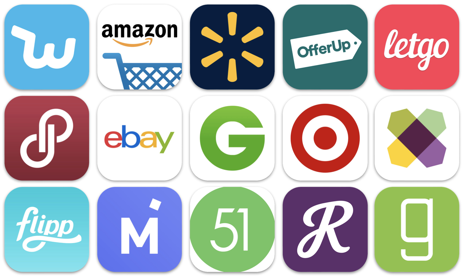 Top Shopping Apps in the U.S. from 2015 to 2018 by Downloads Banner Image