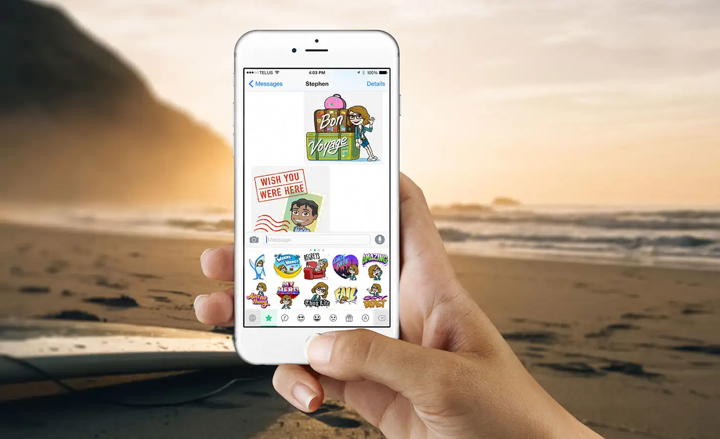 Bitmoji in Action