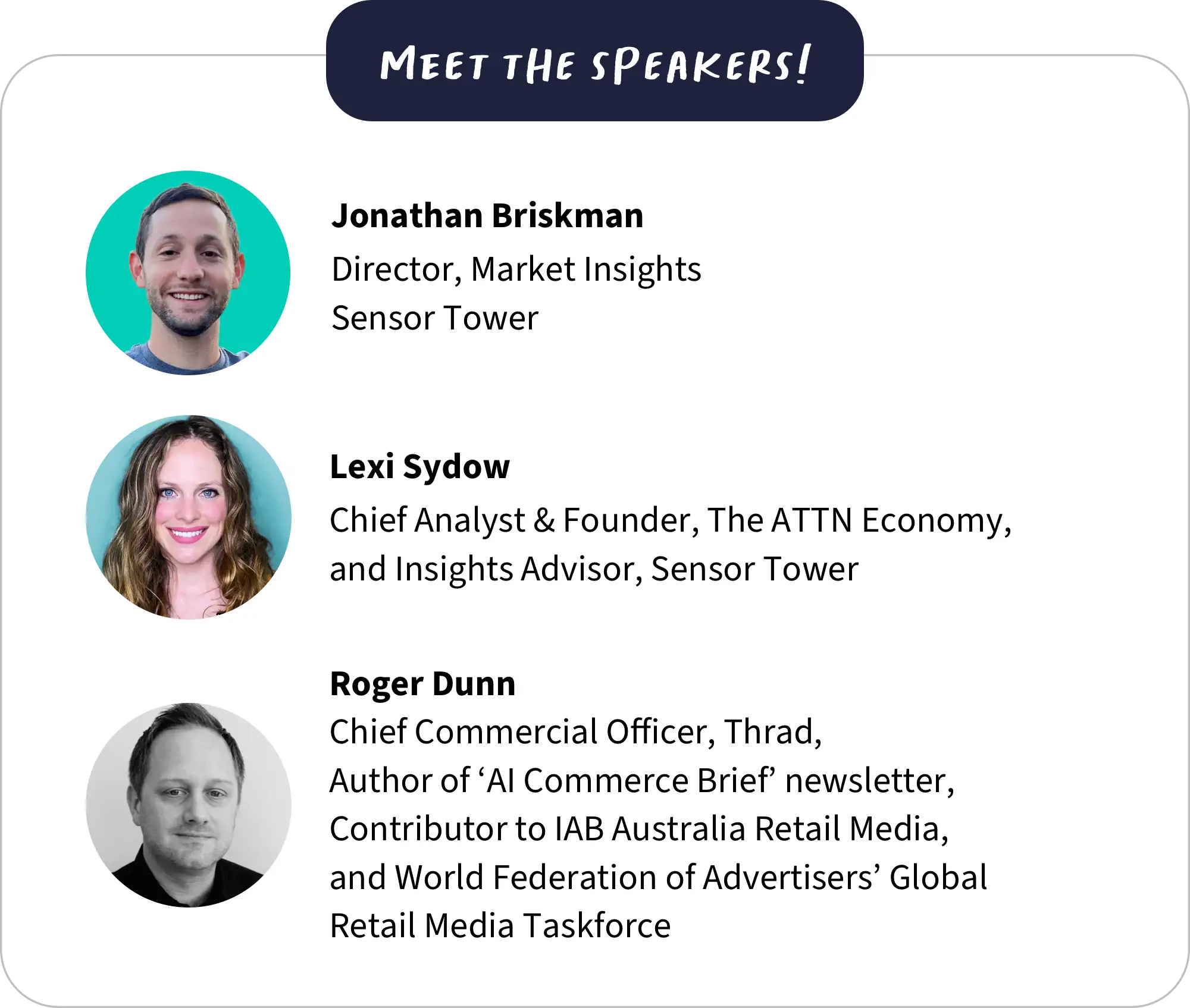 State of AI Webinar Speakers