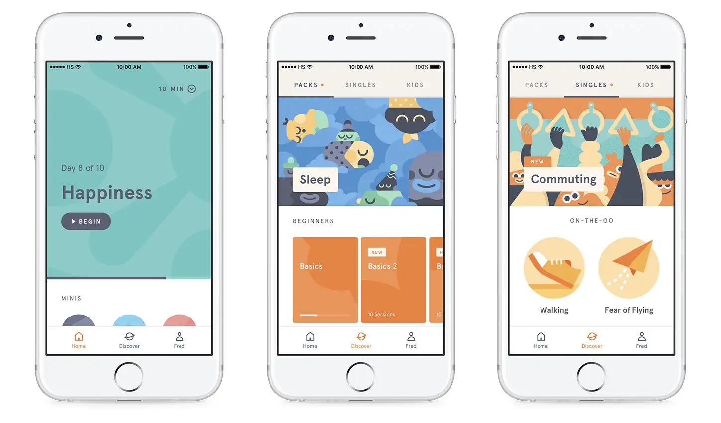 Headspace revenue screenshots