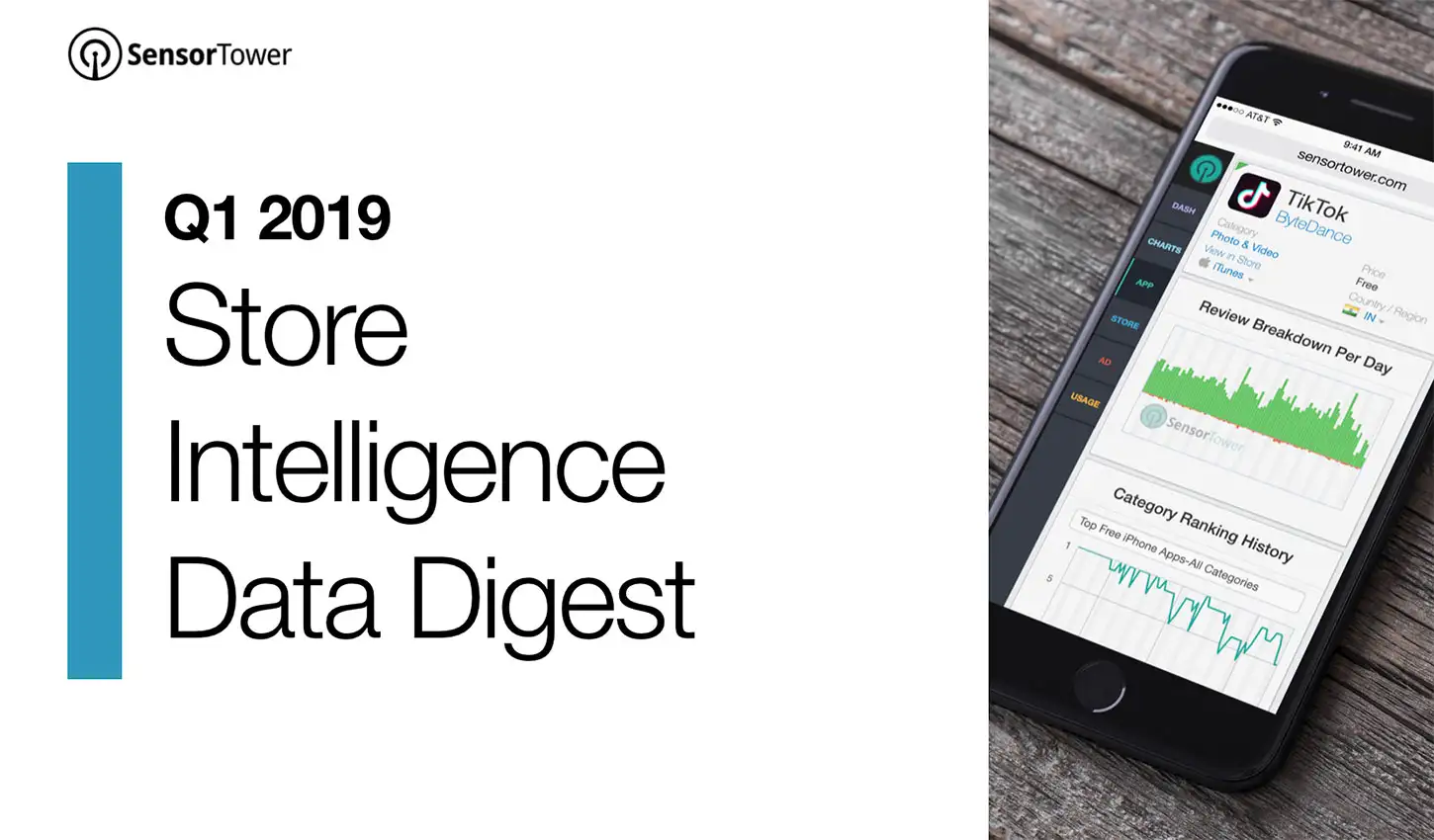 Cover of Sensor Tower's Q1 2019 Data Digest