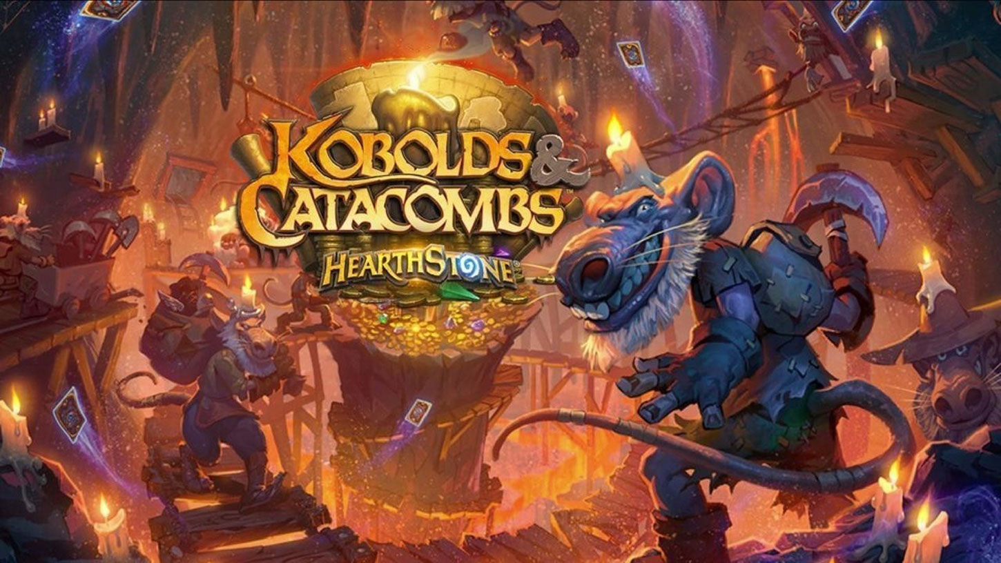 Logo for Hearthstone's Kobolds and Catacombs expansion