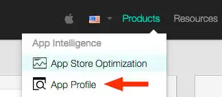 lt="app profile menu