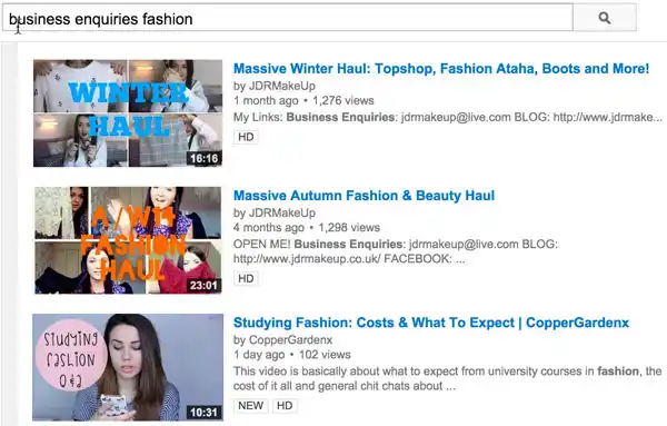 lt="Find influencers on YouTube