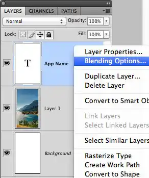 Screenshot styling