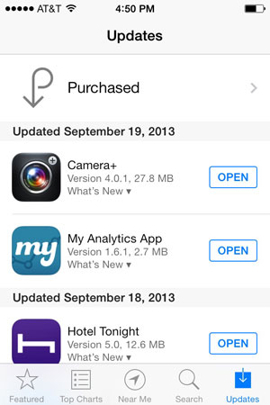 lt="iOS automatic app updates