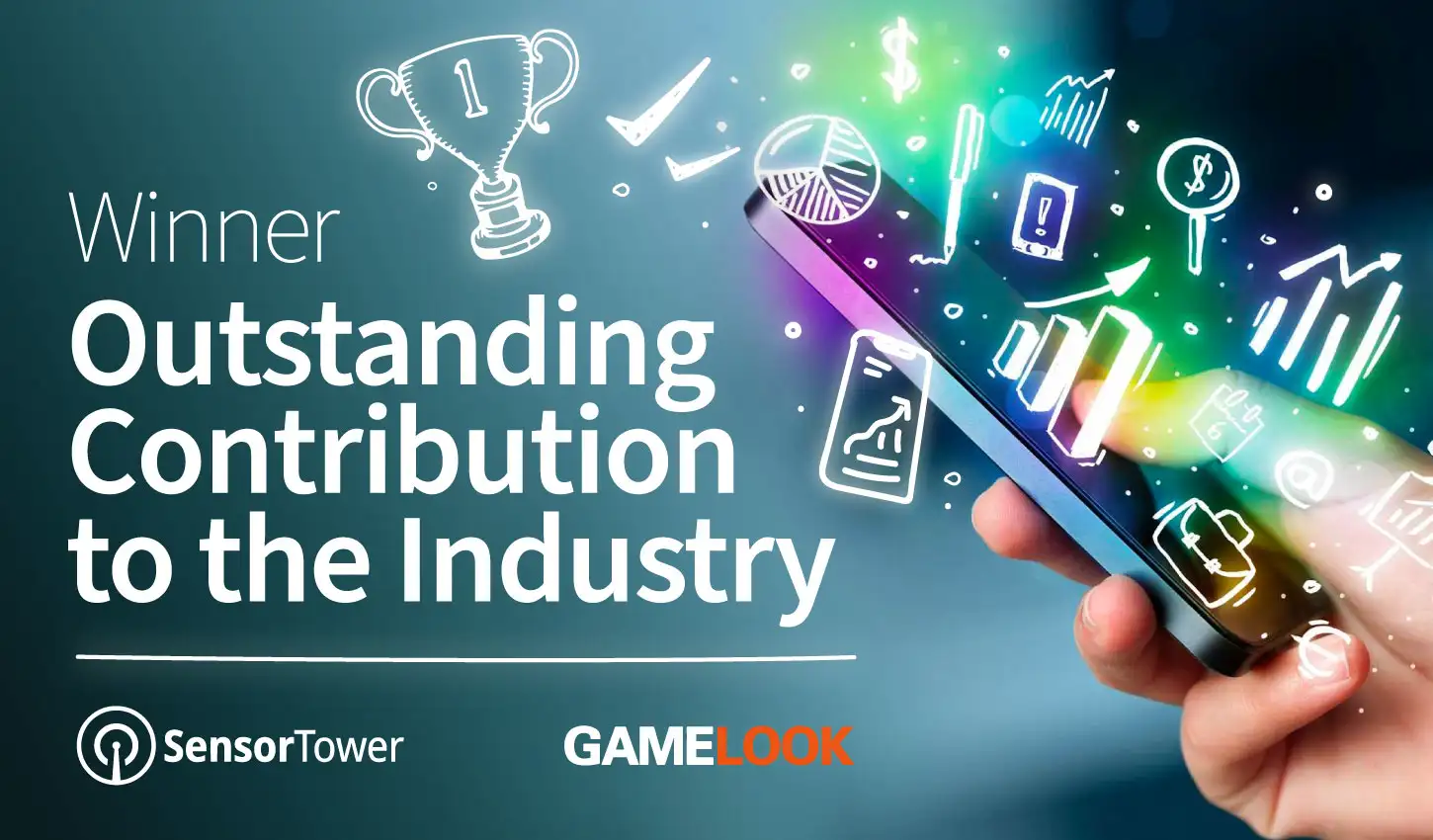 Sensor Tower received the 2020 Outstanding Contribution to the Industry Award from GameLook