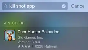 lt="Kill Shot app search