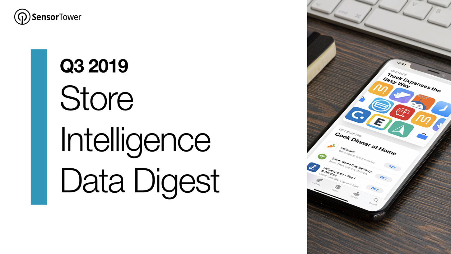 Cover of Sensor Tower's Q3 2019 Data Digest